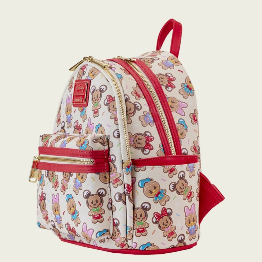 Loungefly Minnie and Mickey Mouse Backpack/Ears SET - Picture 3 of 12